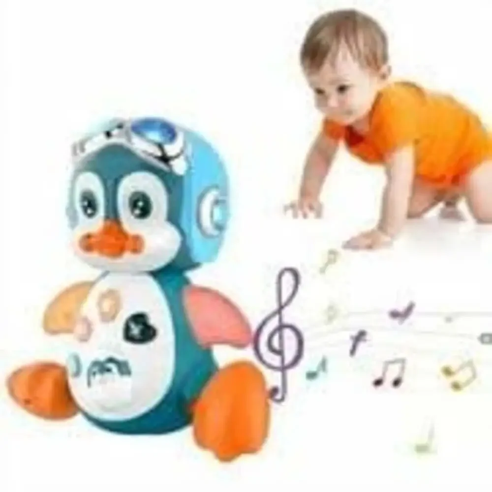 Musical Crawling Penguin Baby‎ Toy with Lights and Sound